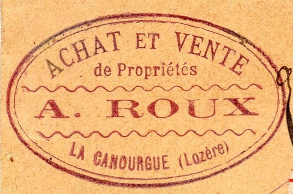 Roux A. (1910) documents anciens factures commerciaux roux a 1910