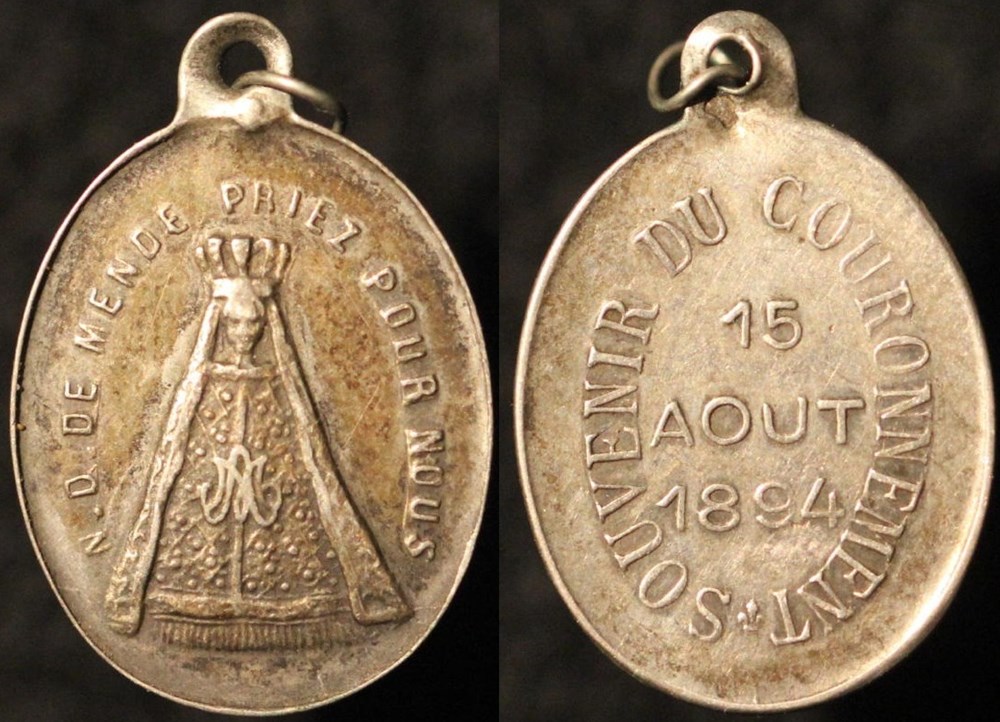 Mende - 1894 medailles religieuses mende 1894