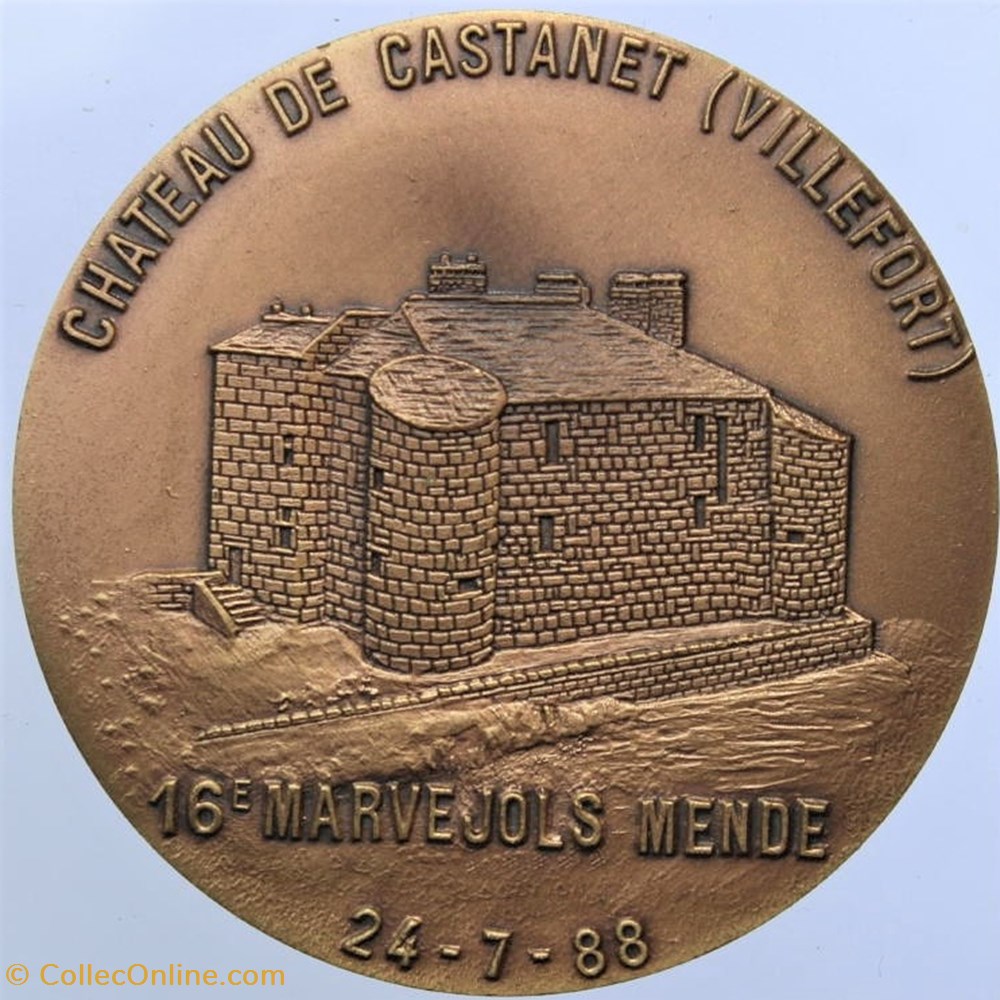 1988 - Marvejols-Mende 2 medailles france 1988 marvejols mende