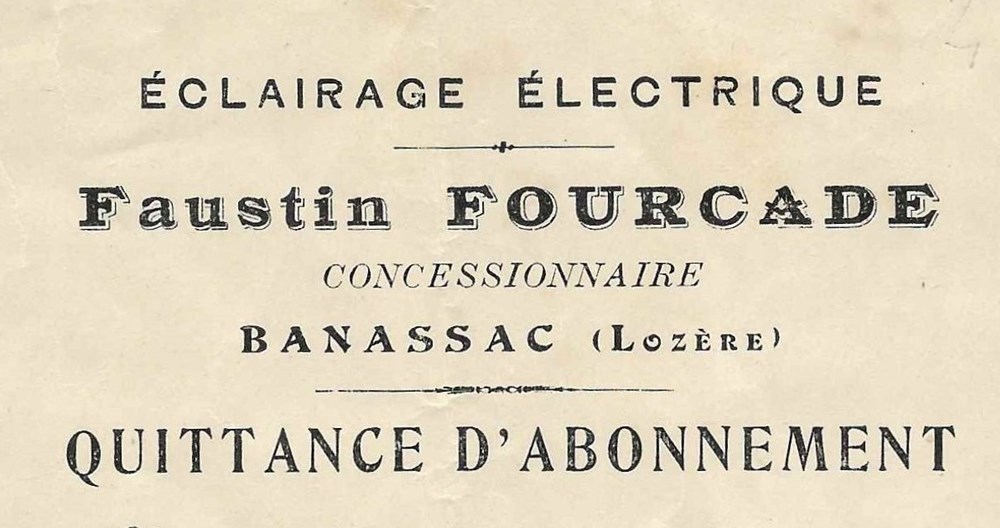 Fourcade (1926) documents anciens factures commerciaux fourcade 1926
