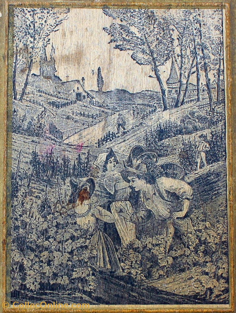 Pochette à buvards 3 vieux papier protege cahier illustre pochette a buvards