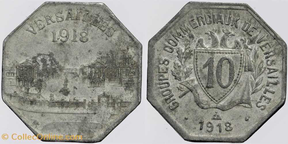 78 - Versaille - 10 centimes monnaies monde france 78 versaille 10 centimes