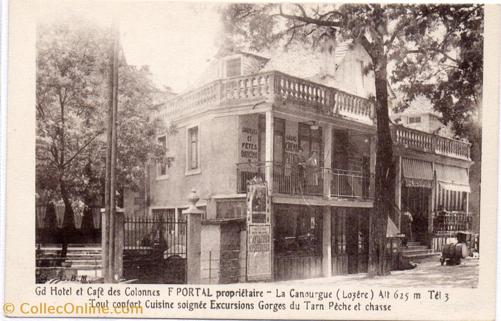C20 - Gd Hôtel et Café des Colonnes cartes postales europe france c20 gd hotel et cafe des colonnes