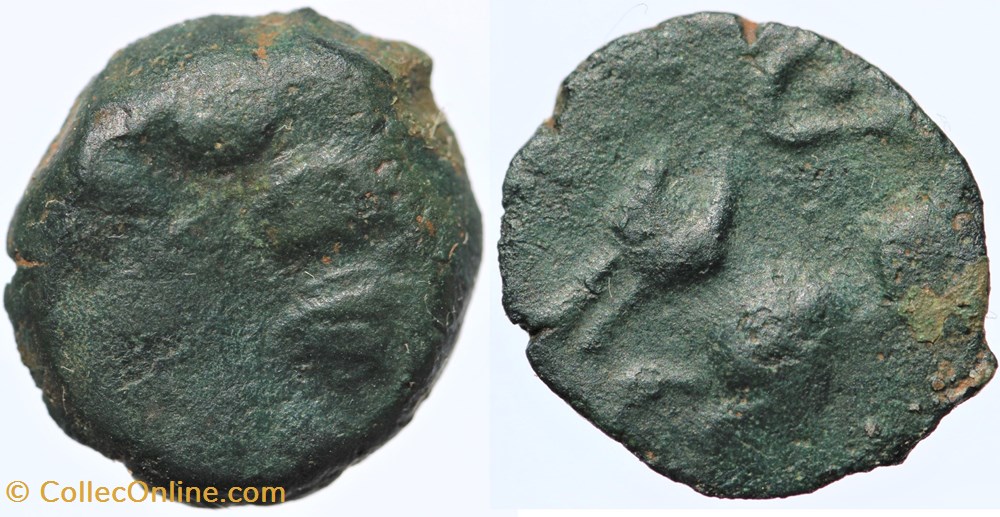 monnaies antiquite av jc ap celtes arvernes bronze au renard