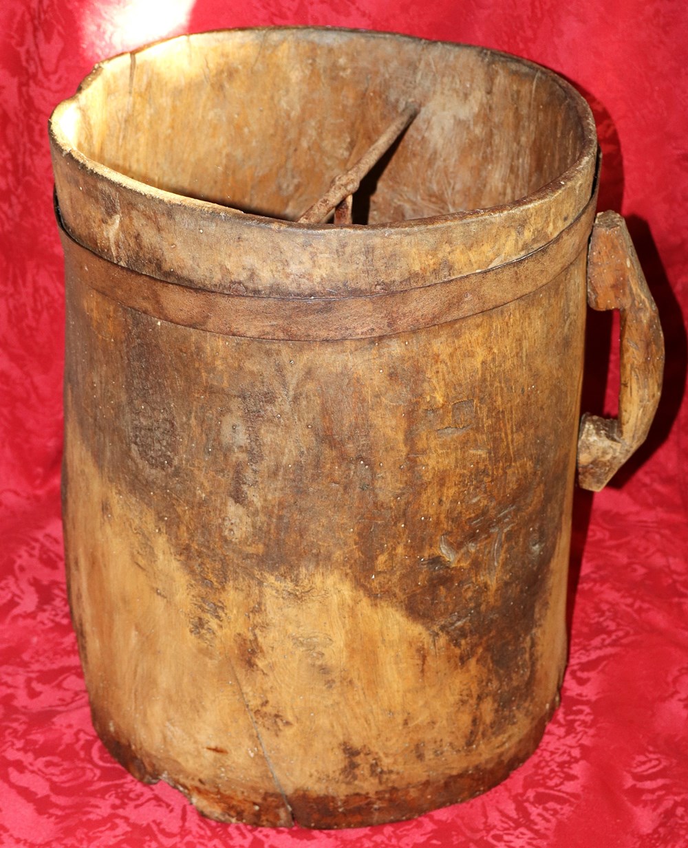 Mesure à grains monoxyle art antiquites populaire mesure a grains monoxyle