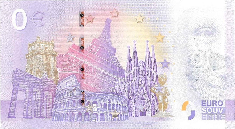 0 Euro souvenir - La Bête du Gévaudan billets europe france 0 euro souvenir la bete du gevaudan