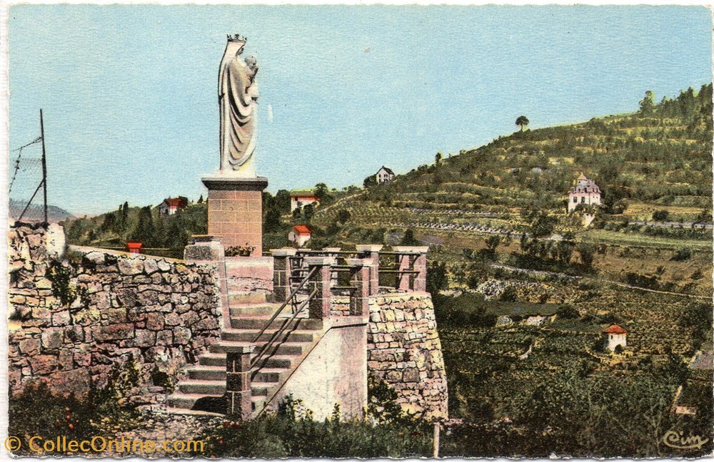 cartes postales europe france c36 18 la vierge