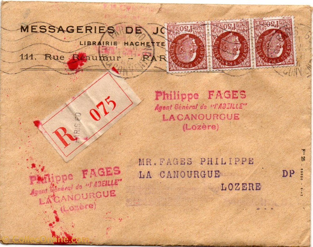 Fages Philippe (1944) documents anciens factures commerciaux fages philippe 1944
