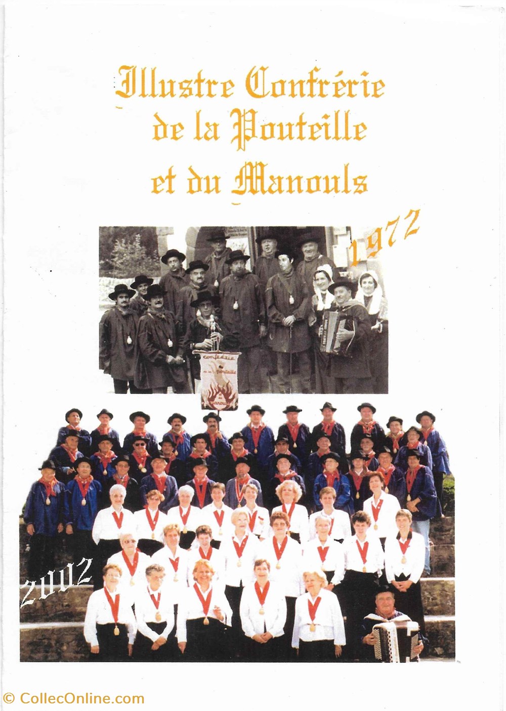 documents anciens autres 2002 livret anniversaire confrerie de la pouteille et du manouls