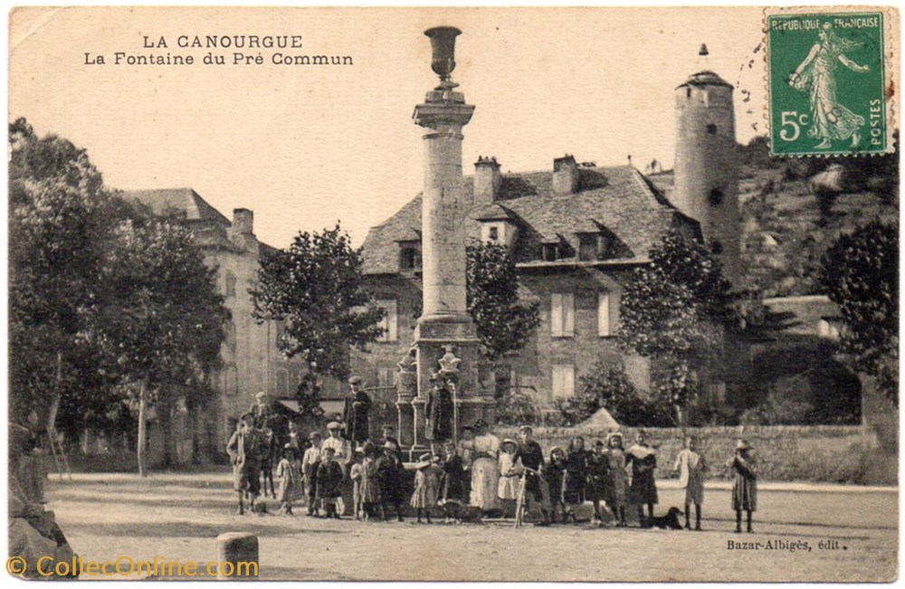 cartes postales europe france c03 la fontaine du pre commun