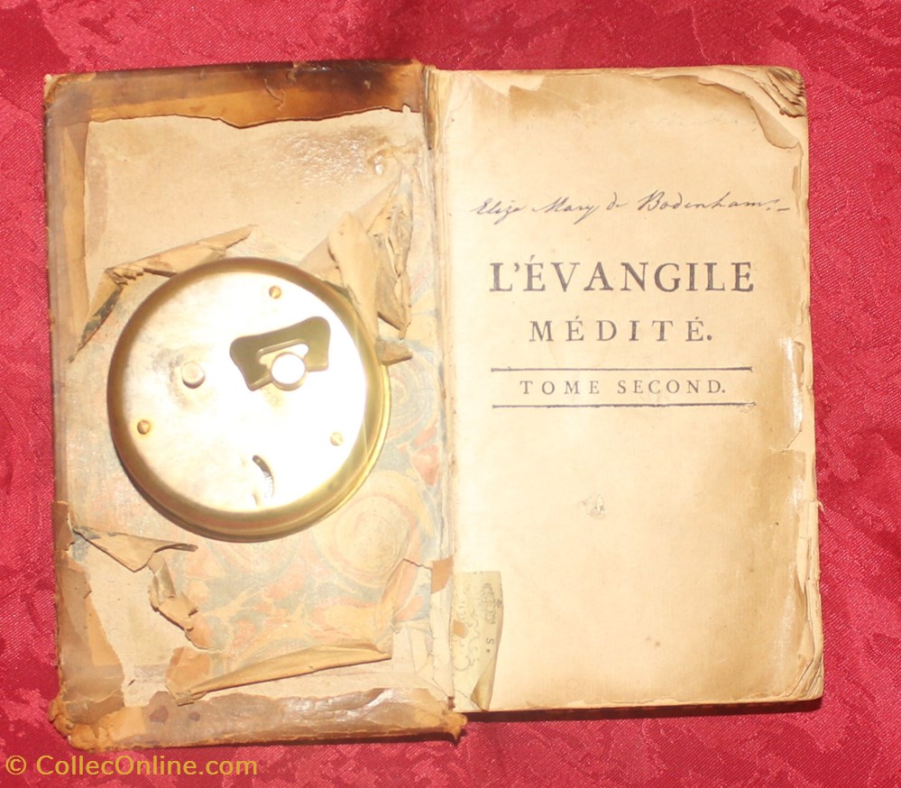 bijoux horlogerie autres pendule livre