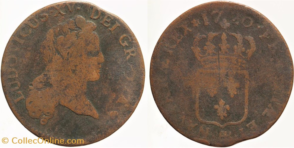 monnaies europe medievale france royales dy 1693 louis xv 1 2 sol 1720 strasbourg