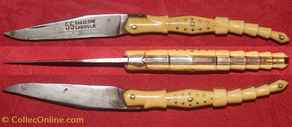 couteaux regionaux laguiole ecailles sauzedde 55