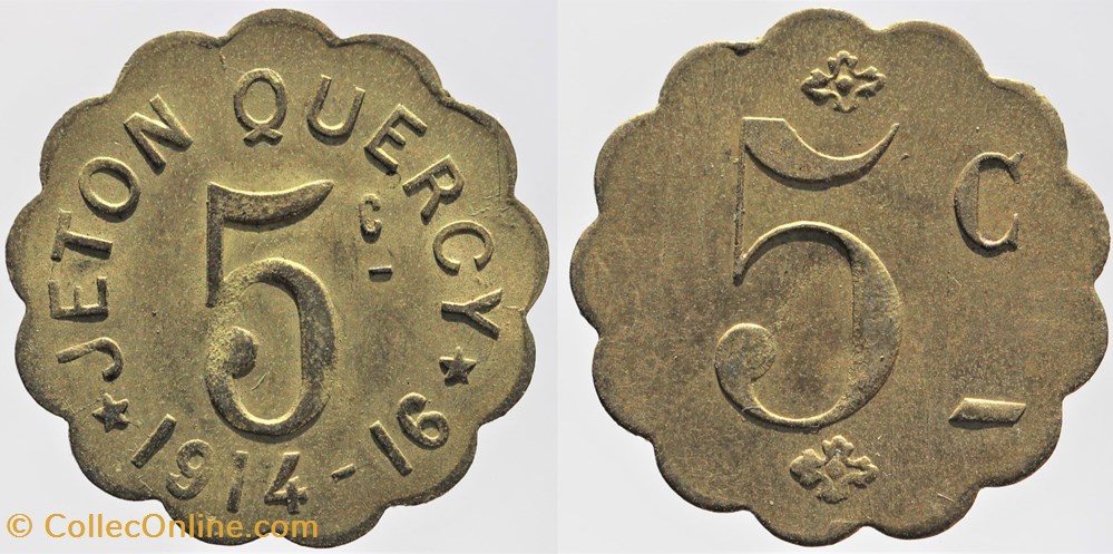 34 - Montpellier - Jeton Quercy - 5 centimes monnaies monde france 34 montpellier jeton quercy 5 centimes
