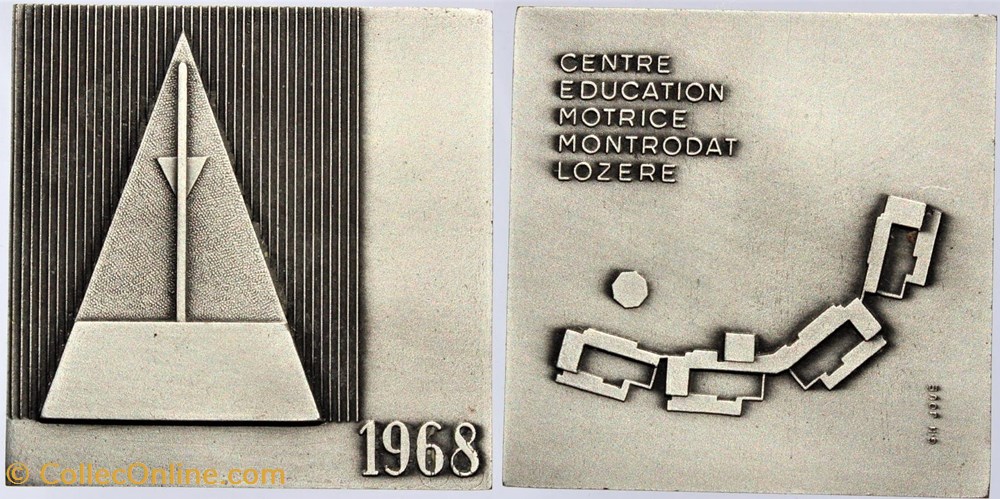 1968 - C.E.M. Montrodat medailles france 1968 c e m montrodat