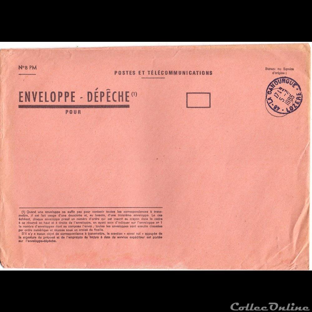 1985 - Type A9 sur enveloppe dépêche marque postale europe france 1985 type a9 sur enveloppe depeche