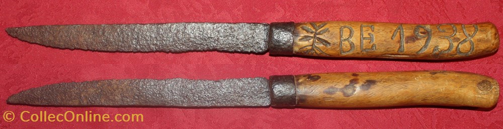 couteaux couteau fixe ernest blacon a fraissinet lozere