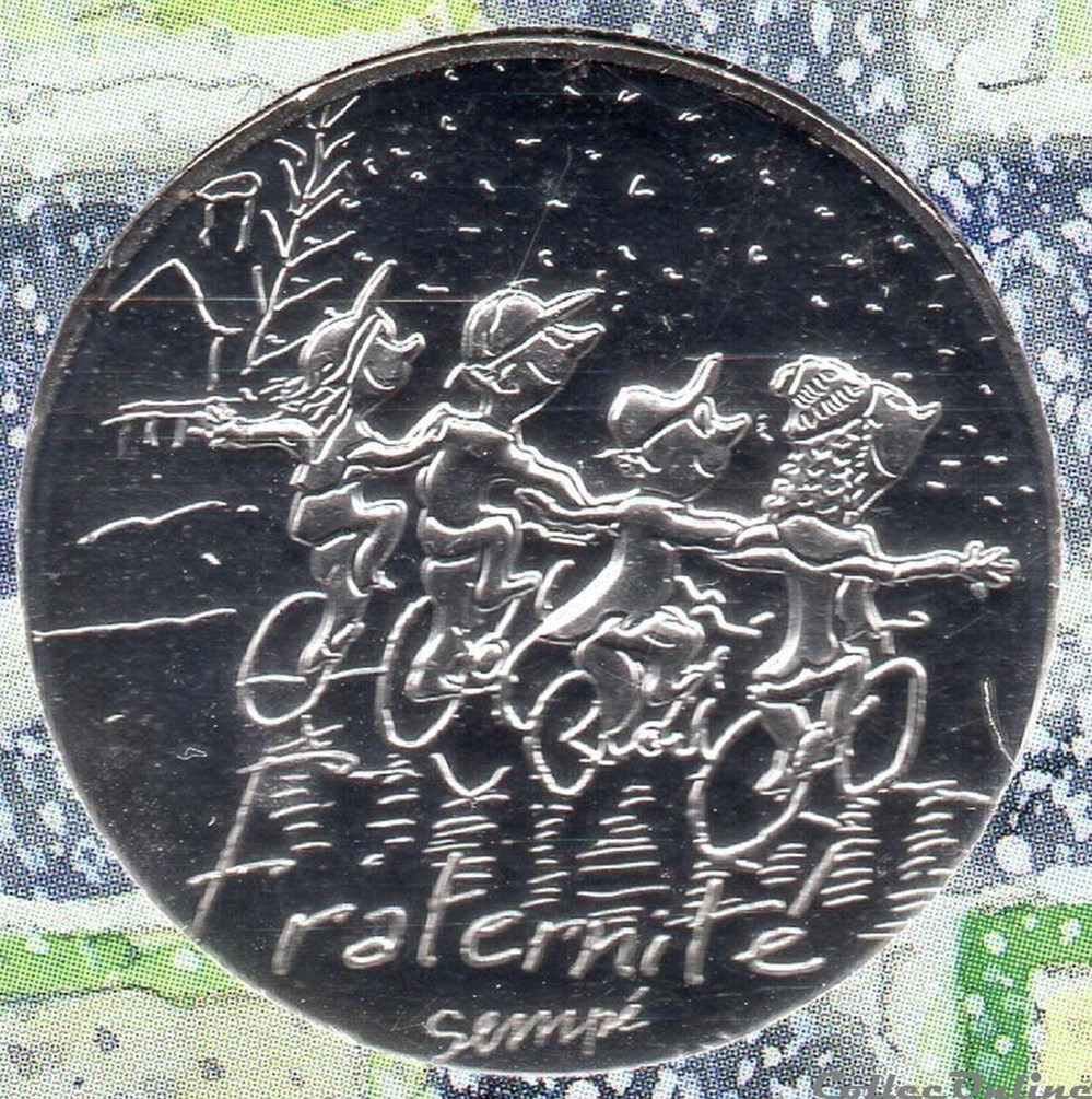 2014 - 10 euro Sempé - Fraternité, hiver monnaies euros france 2014 10 euro sempe fraternite hiver