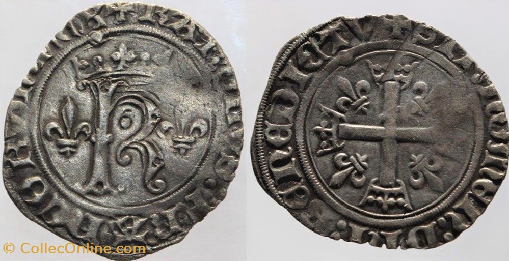 Dy 0593 - Charles VIII - Karolus - St Lô monnaies europe medievale france royales dy 0593 charles viii karolus st lo