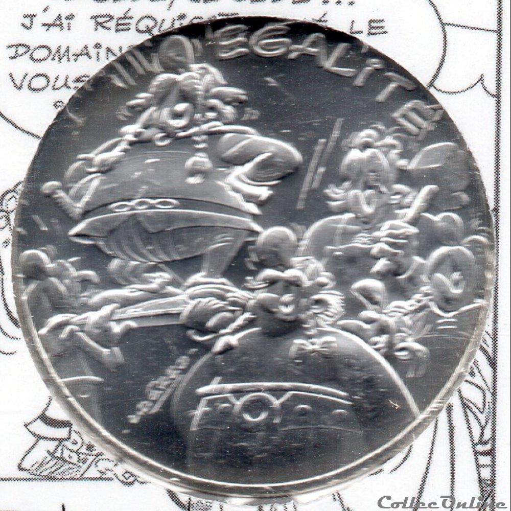 2015 - 10 euro Astérix - Egalité monnaie france 2015 10 euro asterix egalite