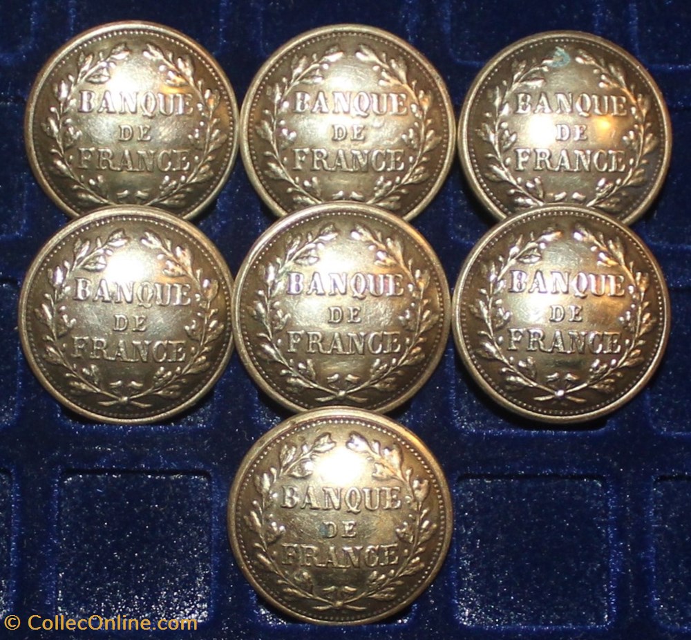 Boutons Banque de France vetements et accessoires boutons banque de france