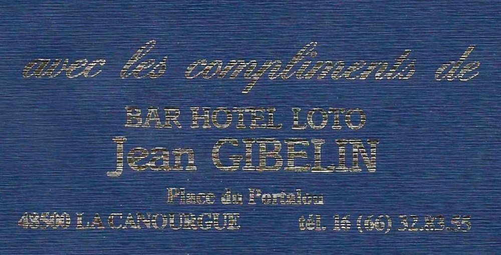 Pochette Loto National. objets publicitaires pochette loto national