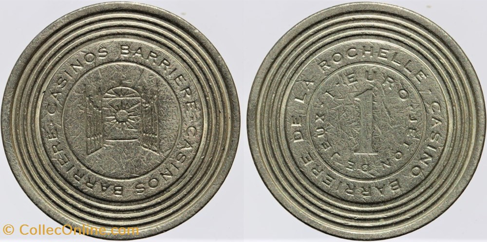 17 - La Rochelle - 1 euro monnaies monde france 17 la rochelle 1 euro