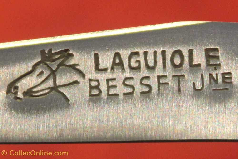 Aveyronnais, Besset Jeune, aluminium 4 couteaux regionaux aveyronnais besset jeune aluminium