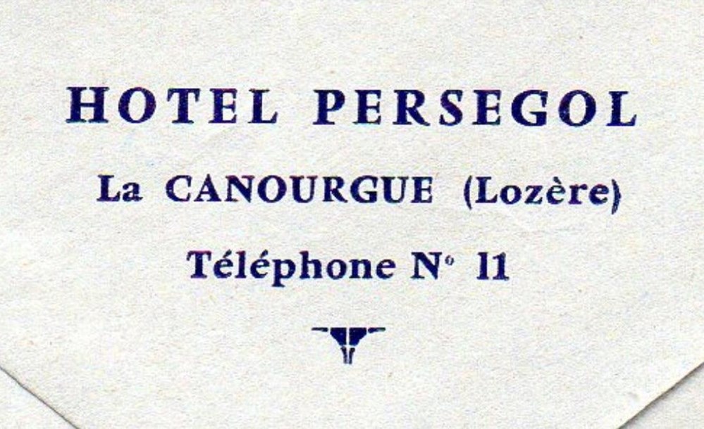 Persegol (1959) documents anciens factures commerciaux persegol 1959