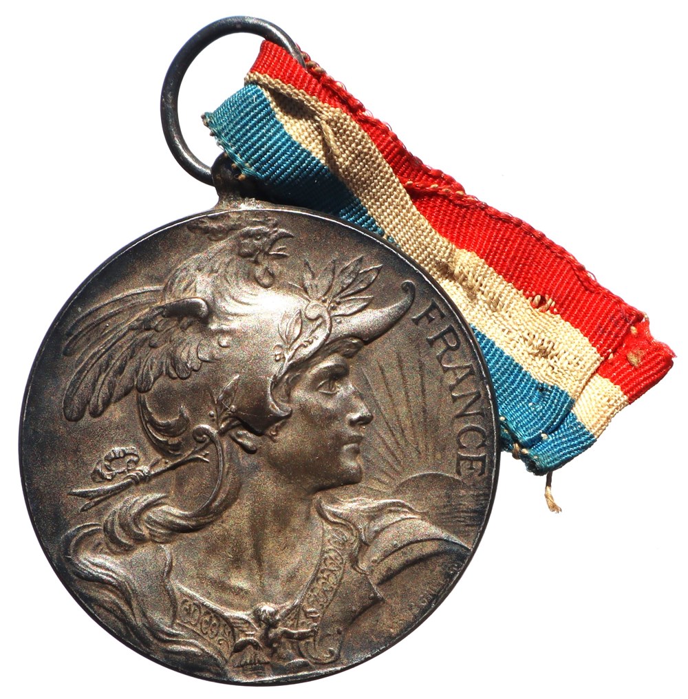 1904 - Anniversaire sapeurs pompiers medailles france 1904 anniversaire sapeurs pompiers