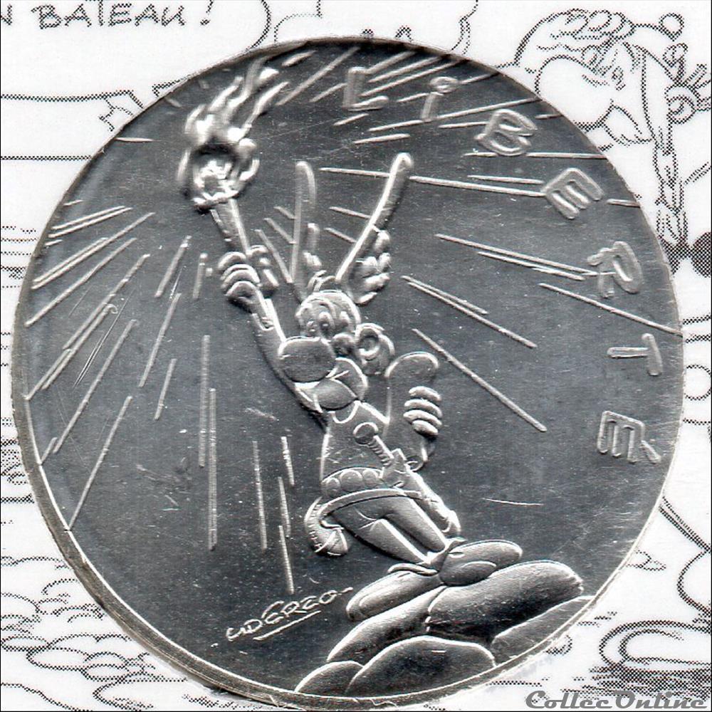 monnaie france moderne 2015 10 euro asterix liberte