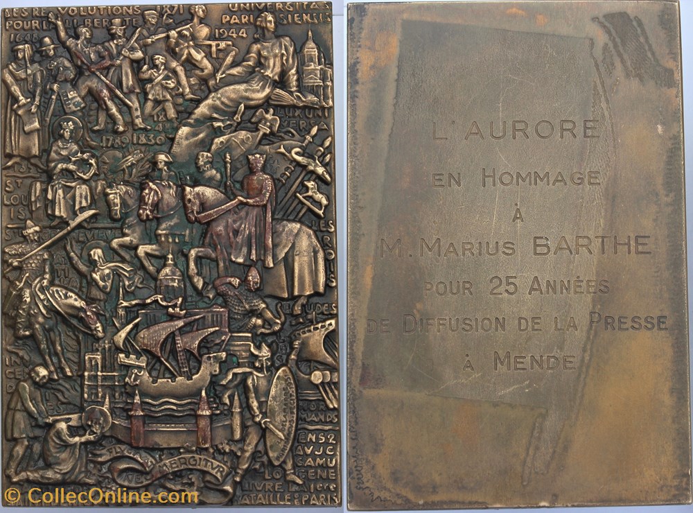 medailles france 1951 hommage