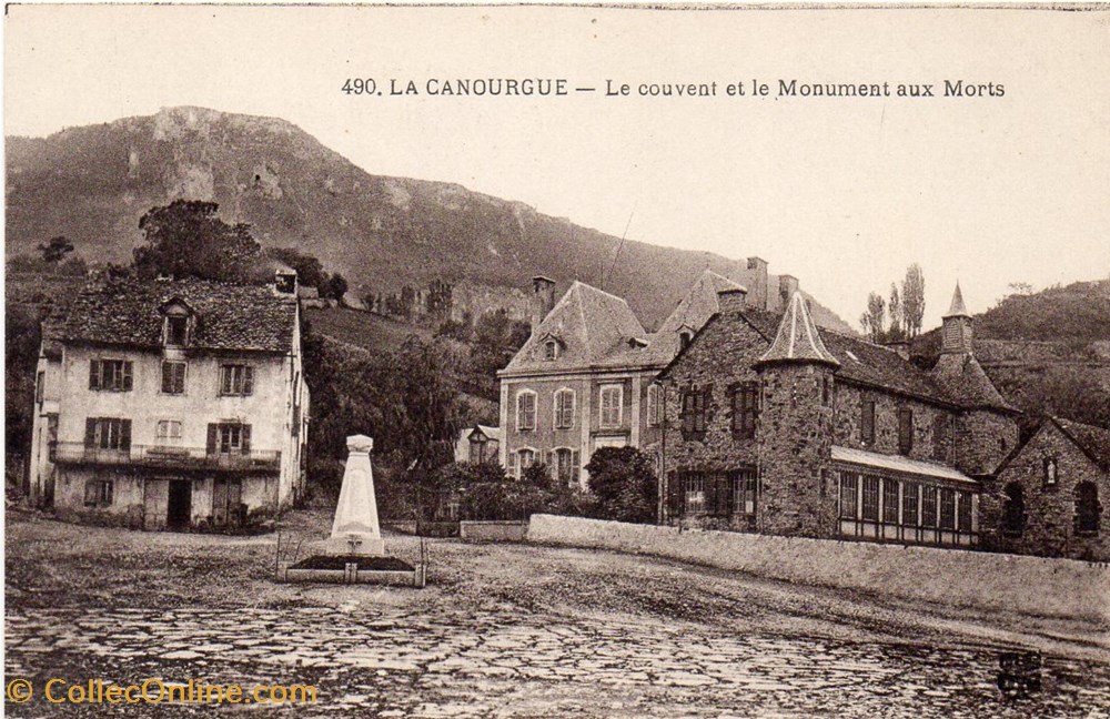 cartes postales europe france c27 490 le couvent et le monument aux morts