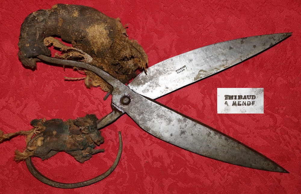 Ciseaux de tonte Thibaud à Mende art antiquites populaire ciseaux de tonte thibaud a mende