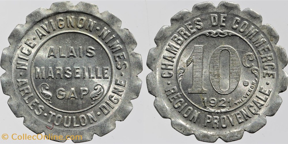 Région Provençale - 10 centimes monnaies monde france region provencale 10 centimes