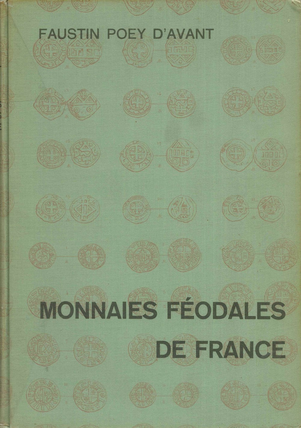 1961 - Monnaies Féodales... - F. Poey d'Avant livres ouvrages 1961 monnaies feodales f poey avant