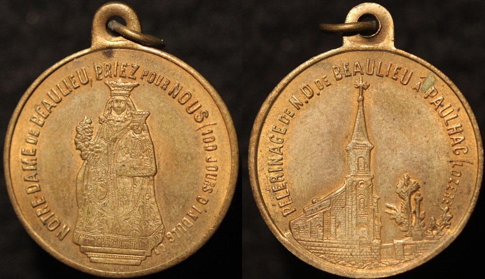 Paulhac medailles religieuses paulhac