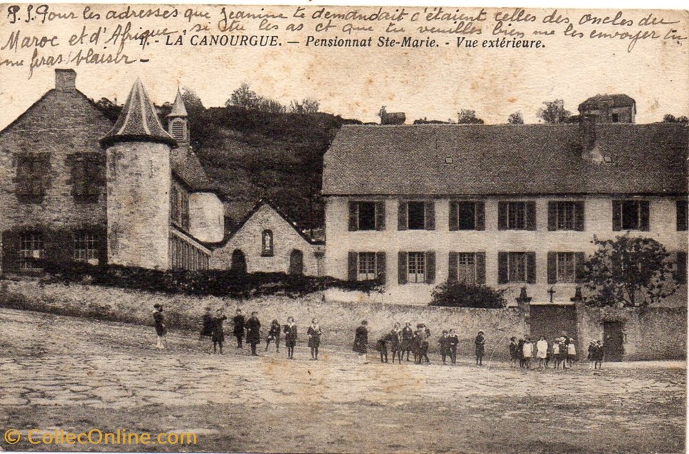 C25 - 01 - Vue extérieure du pensionnat cartes postales europe france c25 01 vue exterieure du pensionnat