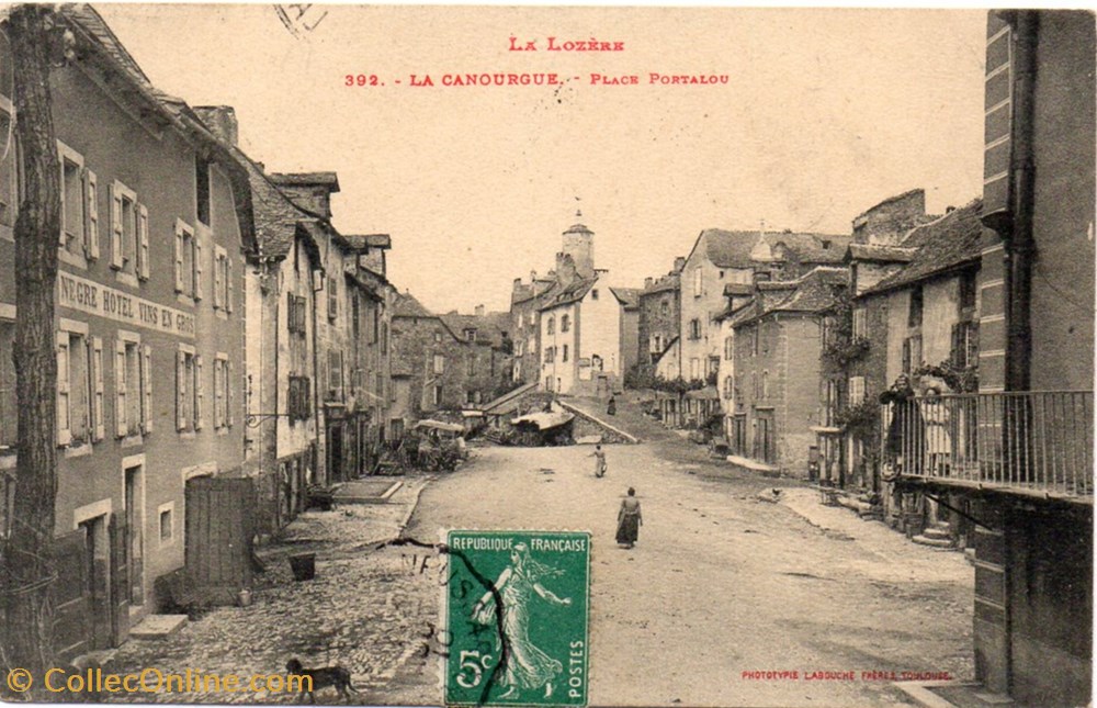 cartes postales europe france c15 392 place portalou
