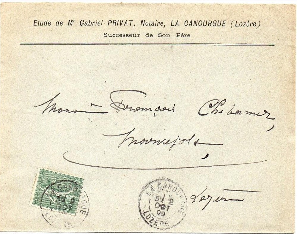 documents anciens factures commerciaux privat gabriel 1905