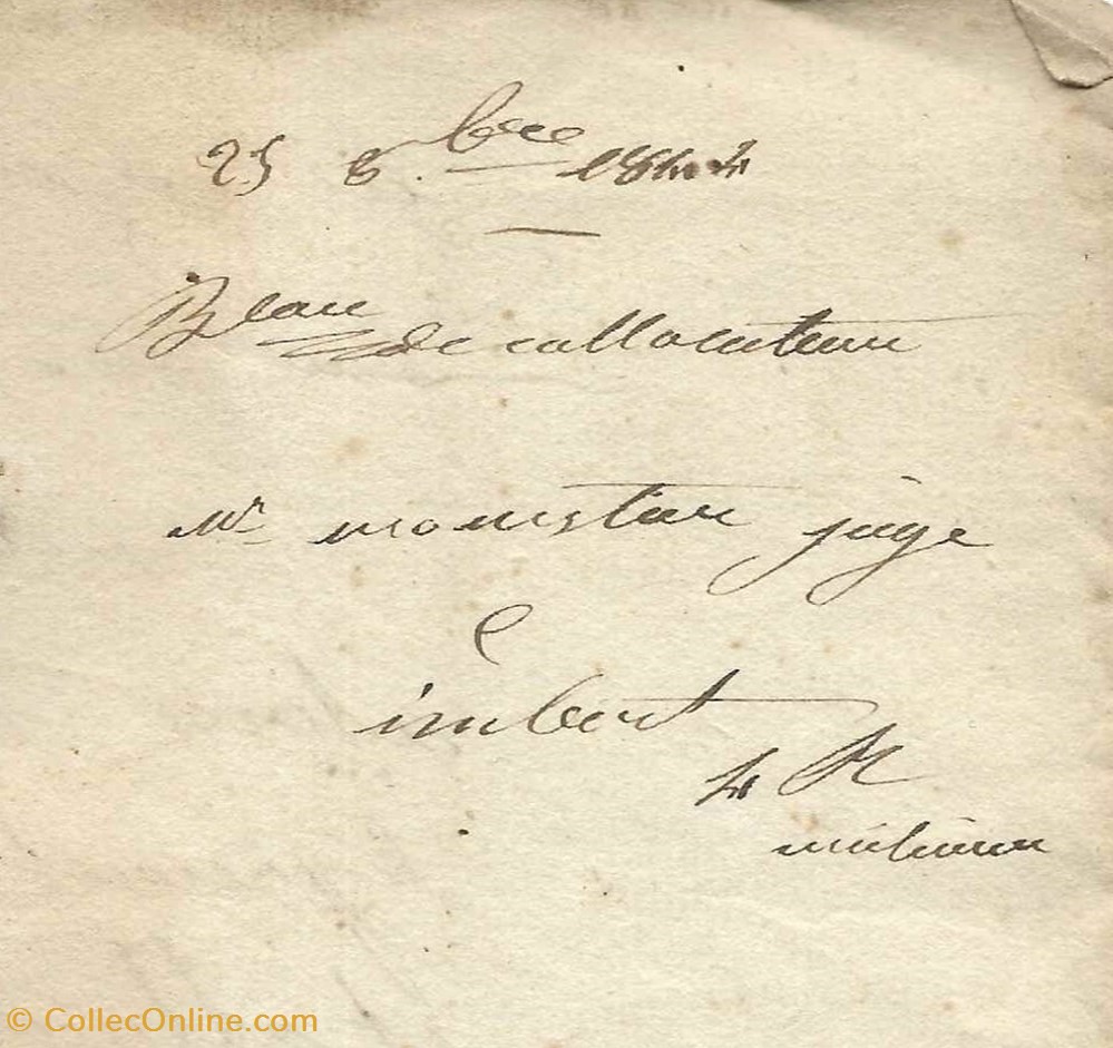 1844 - Bordereau de collocations documents anciens autres 1844 bordereau de collocations