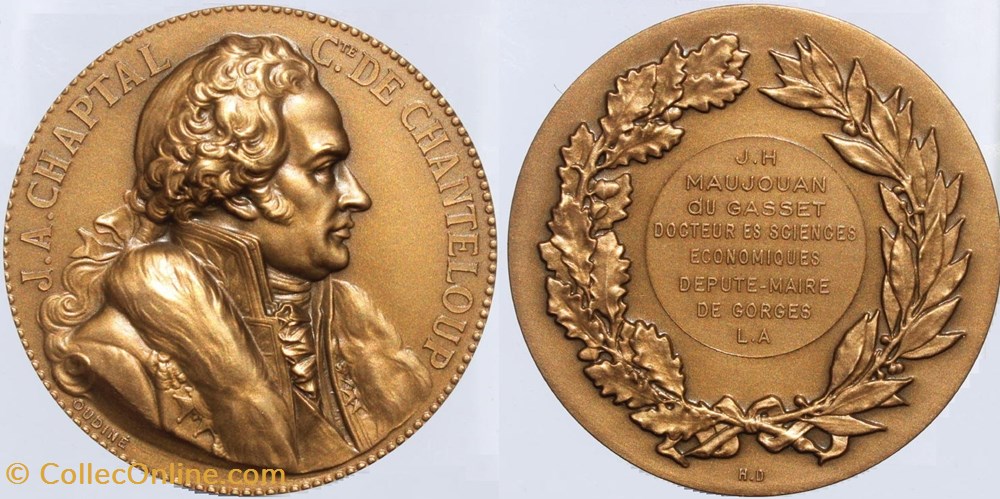 Jean-Antoine Chaptal medailles france jean antoine chaptal