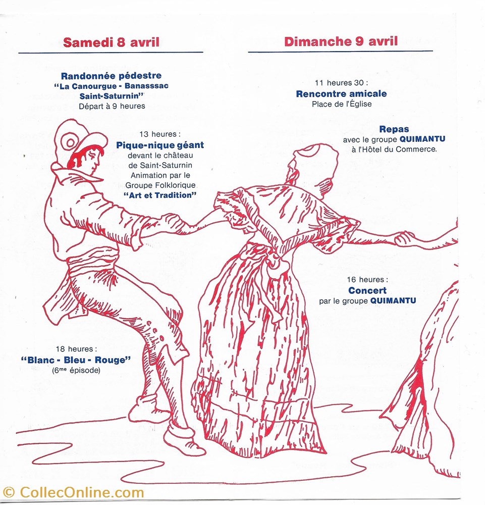 1989 - Dépliant Bicentenaire Révolution 4 documents anciens programmes 1989 depliant bicentenaire revolution