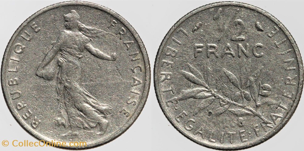 Roty - 1-2 fr. - 1968 défaut - Coins - World - France - Cinquième ...