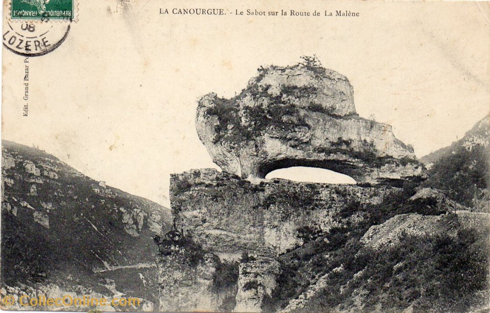 C07 - Le Sabot sur la Route de la Malène cartes postales europe france c07 le sabot sur la route de la malene