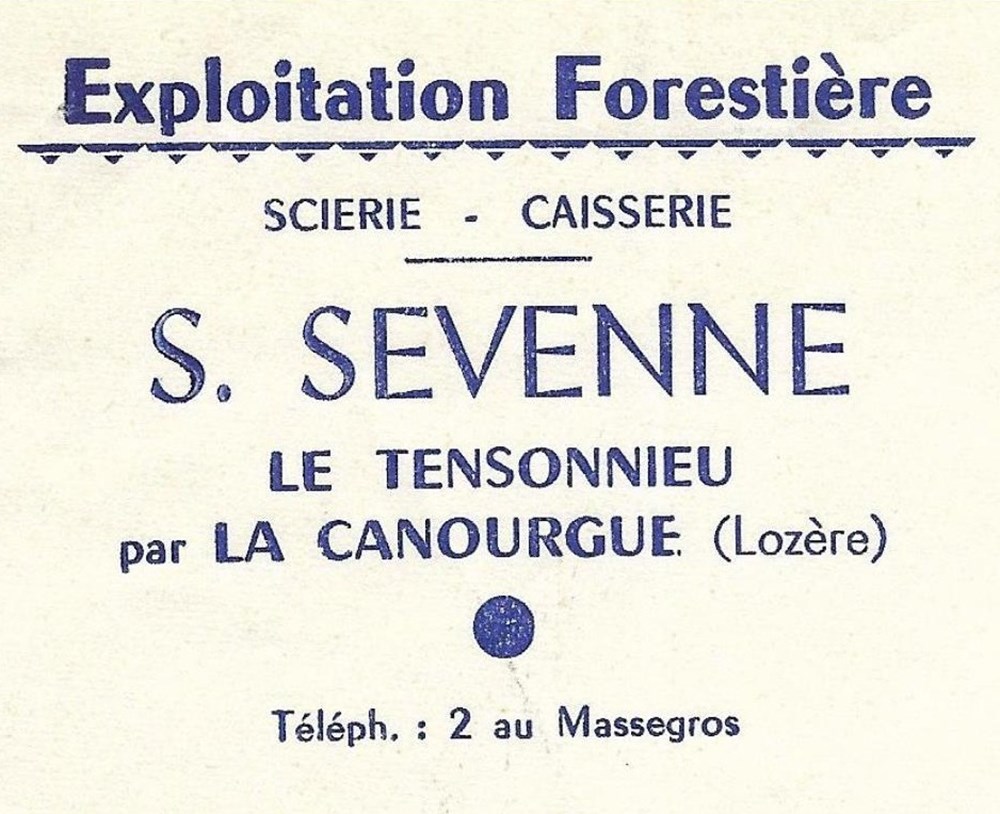 Sevenne S. (1963) documents anciens factures commerciaux sevenne s 1963