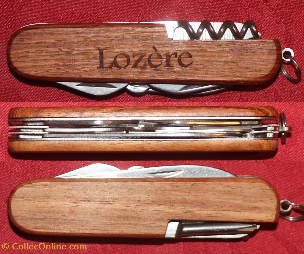 couteaux regionaux couteau multipieces souvenir lozere