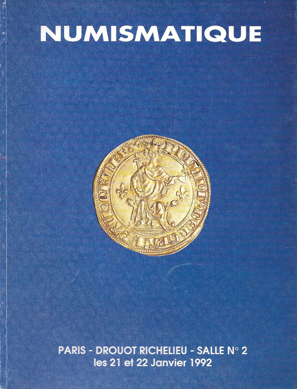 1992 - Vente Drouot monnaies livres ouvrages ventes 1992 vente drouot