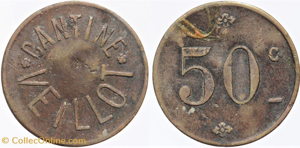 NI - Cantine Veillot - 50 centimes monnaies monde france ni cantine veillot 50 centimes