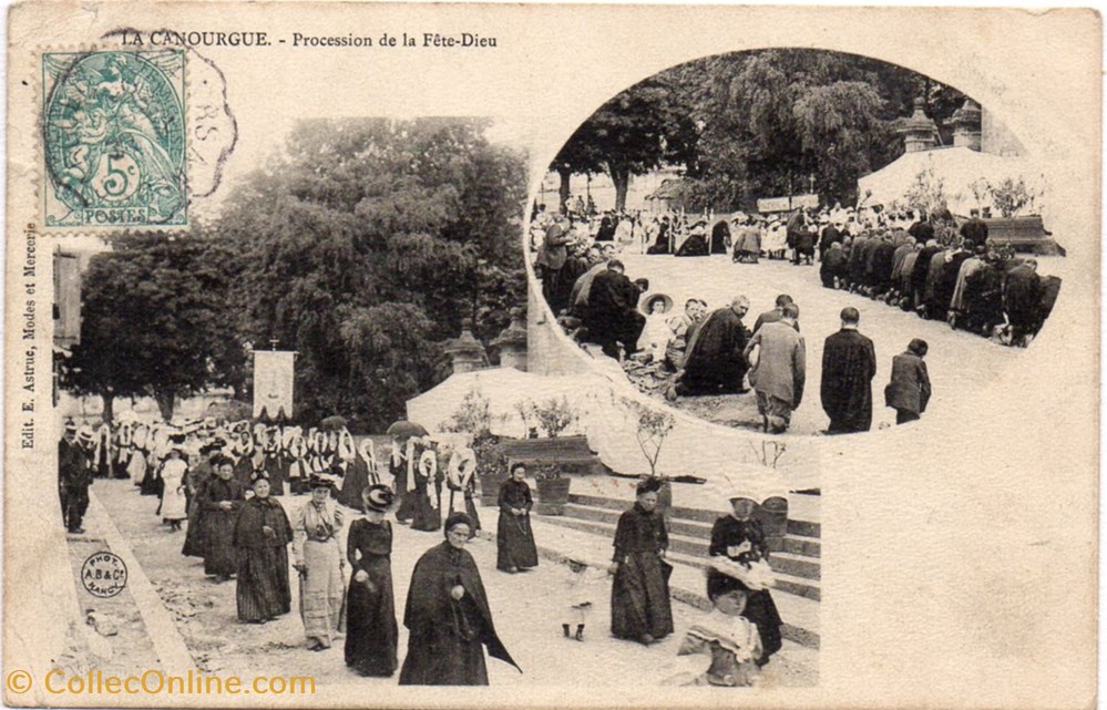 cartes postales europe france c04 procession de la fete dieu